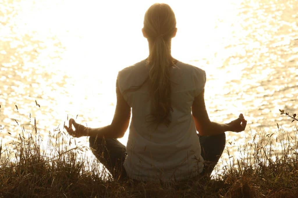 yoga am wasser